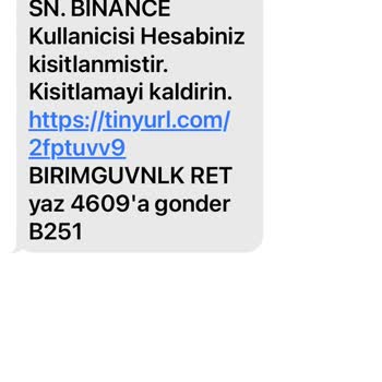 Binance Hesap Kısıtlanması, Bana Ait Olmayan Bir Hesap