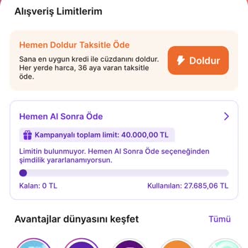 Hepsiburada Hemen Al Sonra Öde Kampanyalı Limit Karmaşası