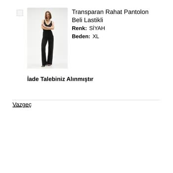 Koton Uygulaması Hatalı Ürünümü İade Edemiyorum