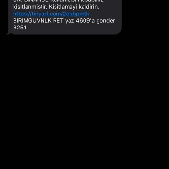 Binance Uygulaması Adı Altında SMS