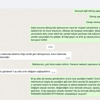 Deep Atelier Paramı İade Etmiyor, Dönüş Yapmıyor. Muhatap Yok!