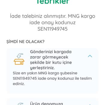 Ebebek Sadakat Merkezi İade Yardımcı Olmuyor