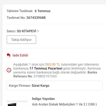 Trendyol Mağdur Olmama Rağmen Hiç Yardımcı Olmadılar