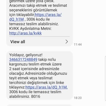 Aras Kargo Eve Gelmeden "müşteri Gönderiyi Kabul Etmedi" Diyor