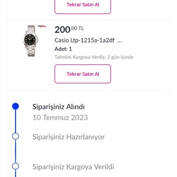 Pazarama Tiktak Saat Mağduriyeti