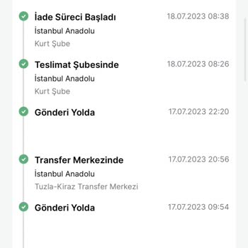 Trendyol Express Kargo Teslim Etmiyor