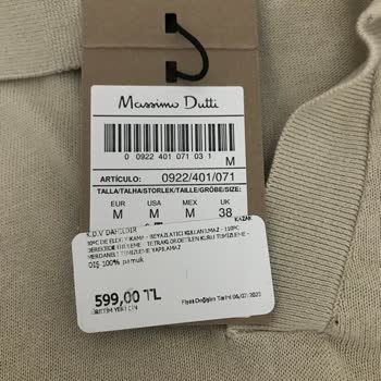 Massimo Dutti Hatalı Ürünü Değişim Yapmıyor.