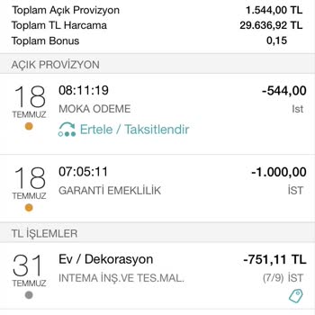 Pazarama Ürünü Aldım Parasını Verdim Ancak Sipariş Gözükmüyor