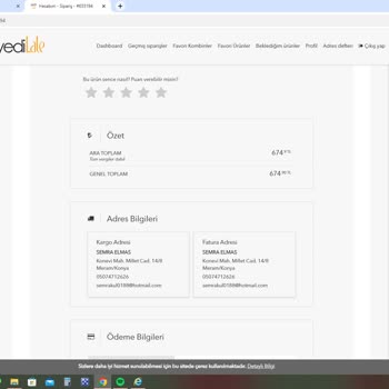 Yedilale.com Sitesi Para İadesi