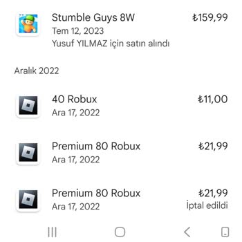 Stumble Guys Paranızı Alıp Paket Yüklemiyor