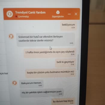 Trendyol İadesi Yapılan Ürünün Ücret İadesini Yapmıyor