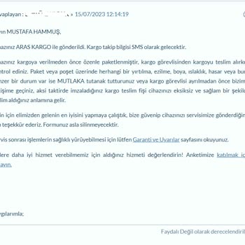 Aras Kargo Ve Fppro'nun Sorumsuzluğu Birbirine Atması