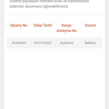 Birnumara.com Alışveriş Sitesi Satın Alınan Ürünün Tedarik Edilmemesi
