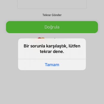 Martı Masterpass Kart Ekleme Sorunu