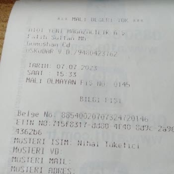 A101 Marketleri Malı Olmayan Fiş Veriyor