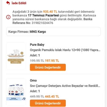 Trendyol Yetkim Dışı İade Süreci!
