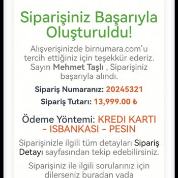 Birnumara.com Akakçe>Bir Numara Com Telefonumu Teslim Etmiyor.