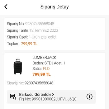 FLO Ayakkabı FLO - Valiz Sorunu