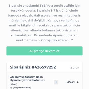 Syera.more 11 İş Günü Geçmesine Rağmen Siparişim İletilmedi