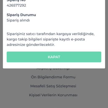 Syera.more 11 İş Günü Geçmesine Rağmen Siparişim İletilmedi