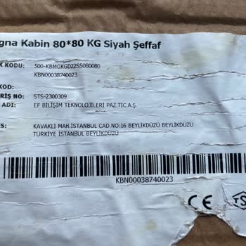 Koçtaş Yanlış Ürün Gönderimi, Şikayet Talebime Geri Dönüş Yapılmaması!