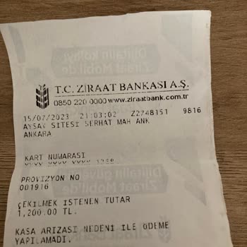 PTT Bank PTT Kartıma Yatırılan 1200 TL Sosyal Yardım Paramı Çekemiyorum