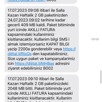 Turkcell Voip Adı Altında Hattımızdan Çekilen İmkansız İnternet Kotaları