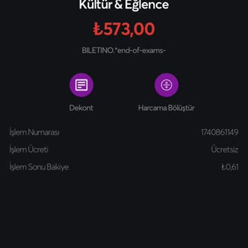 Biletino Biletimi İade Edemiyorum