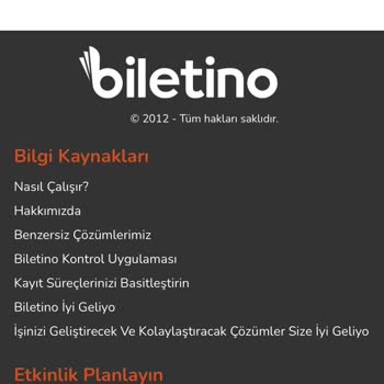 Biletino Biletimi İade Edemiyorum