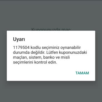 Nesine'de Maç Oynanmıyor