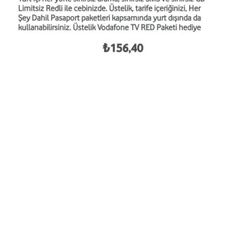 Vodafone Geçebileceğim Tarifelerdeki Fahiş Fiyatlandırma