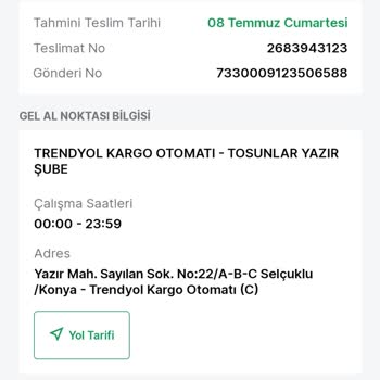 Trendyol / Trendyol Express Teslimat Sorunu