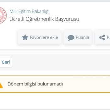 E-Devlet (Turkiye.gov.tr) Başvuru Ve Ücretli Öğretmenlik Sorunu