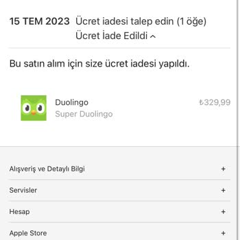 Duolingo Ücret İadesi Yapmaması