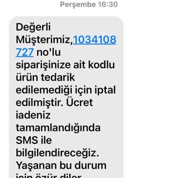 Koçtaş Stok Olduğu Halde İptal Edilen Ve Parası Geri Ödenmeyen Sipariş