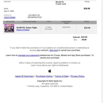 Apple App Store Yapmadığım İşlem