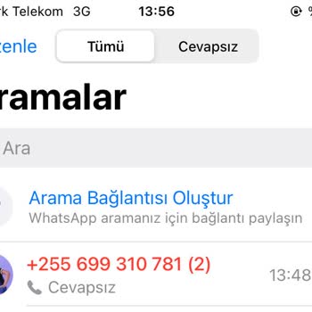 WhatsApp Yabancı Numaradan Sesli Arama