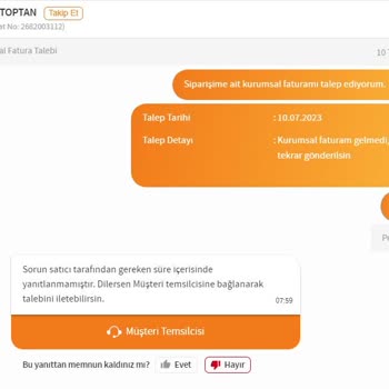 Trendyol.com Hizmetleriyle İlgili Şikayet