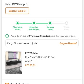 Horoz Lojistik Ürünümü Getirmiyor Ve İlgilenmiyor