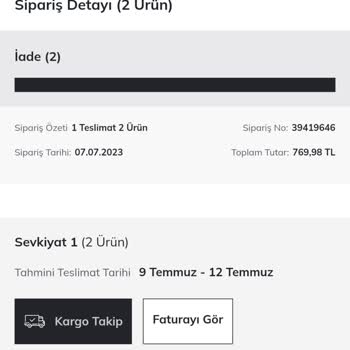 DeFacto İnternet Alışveriş Zorluğu