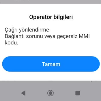 Vodafone Hat Yönlendirme Sorunu