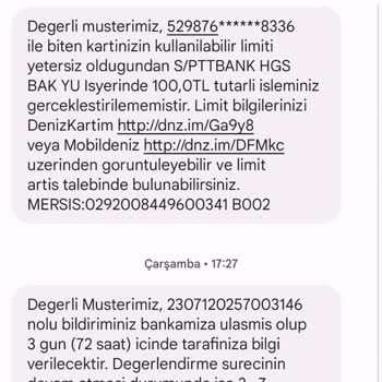 Denizbank ATM Nin El Koyduğu Paramın İnkarı