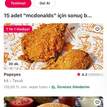 Karabük McDonald's Eve Sipariş Yok