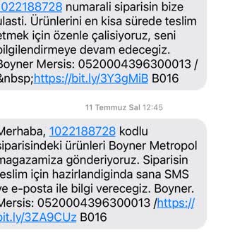 Boyner Siparişimi Farklı Birine Teslim Etmiş