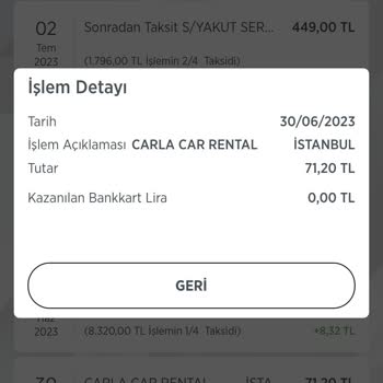 Carla Car Rental Türk Vatandaşlarını Yanlış Bilgilendirme Yapıyor.