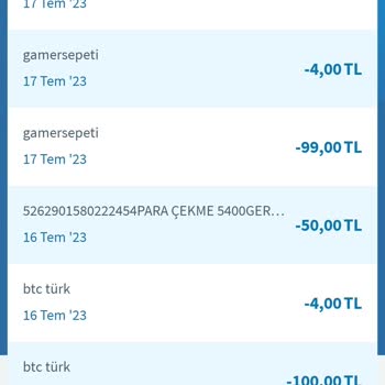 Gamersepetim 'de Bakiye Yükledim Ama Hesabıma Gelmedi, Paramı İstiyorum