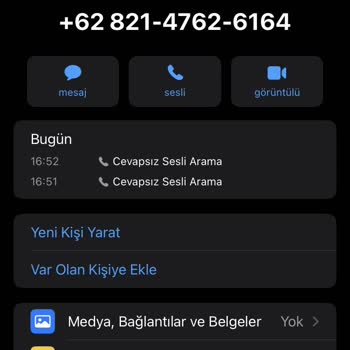 WhatsApp Yabancı Numara Araması