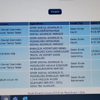 SGK Emekli Aylığı Başvurusu