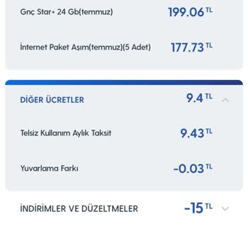 Turkcell Paketimin 1 Ayını Hatalı Faturalandırıp Heba Etti