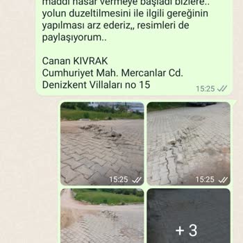 Sinop Gerze Belediyesi, Yolumuz Göçtü Ama Yapılmıyor